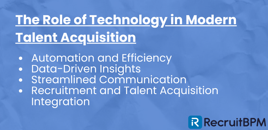 The Role of Technology in Modern Talent Acquisition