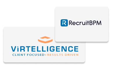 recruitbpm & Virtelligence logos