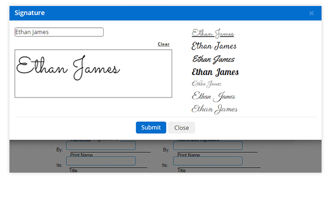 Paperless onboarding