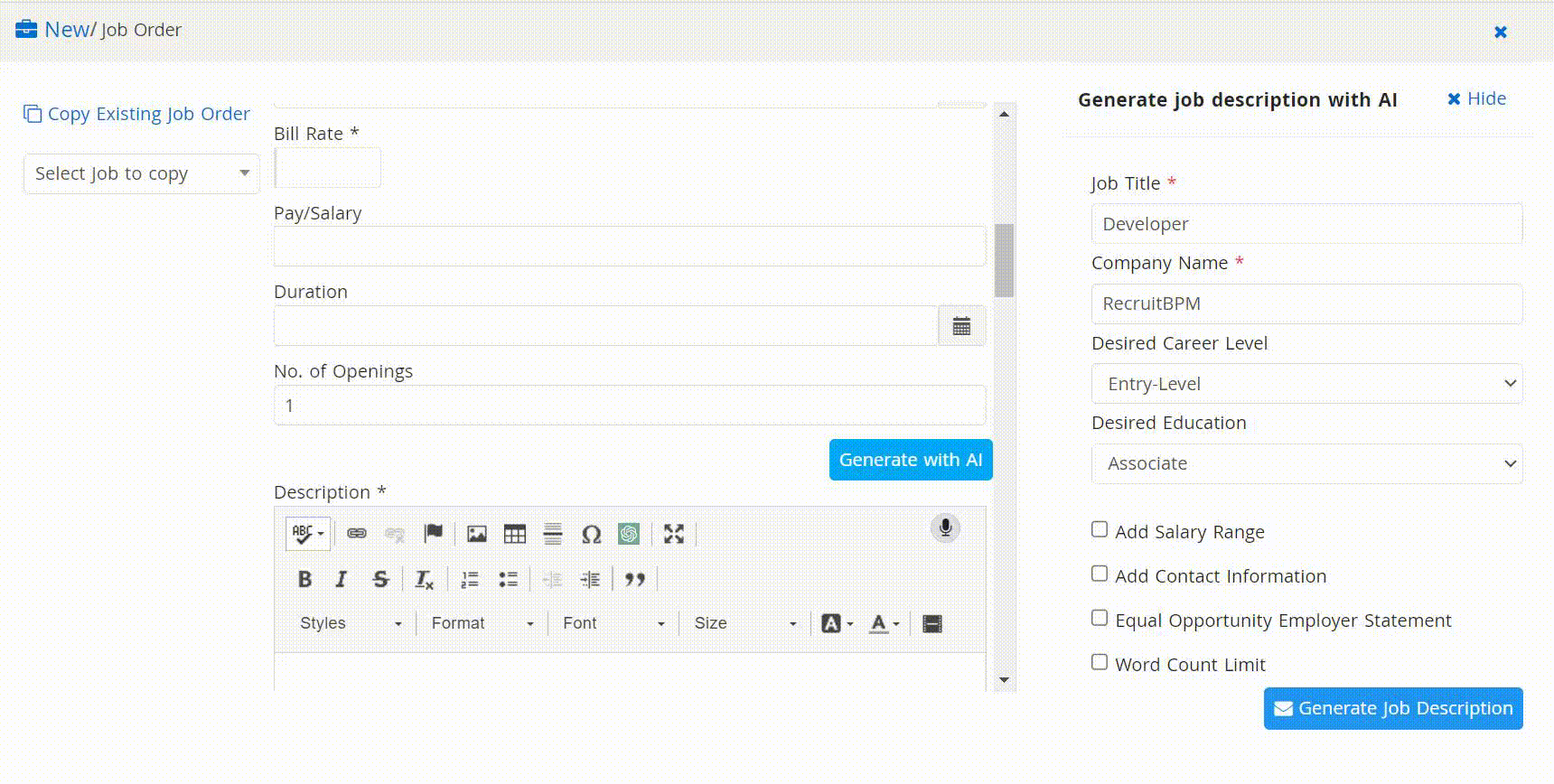 AI recruiting software