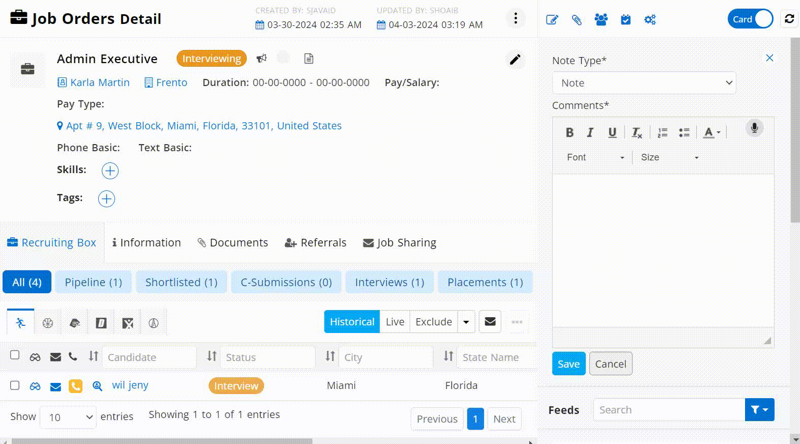 AI recruiting software